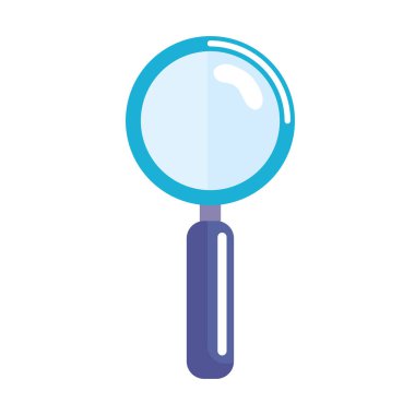 büyüteç arama simgesi izole edildi