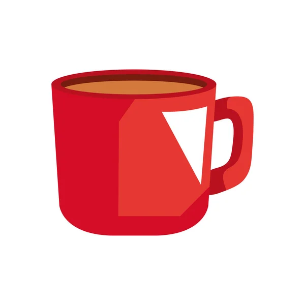 Red Cup Kitchen Utensil Icon — Stock vektor