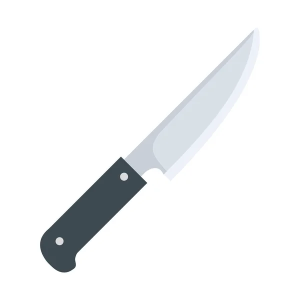 Knife Kitchen Utensil Isolated Icon — Image vectorielle