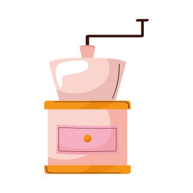 coffee toaster machine isolated icon