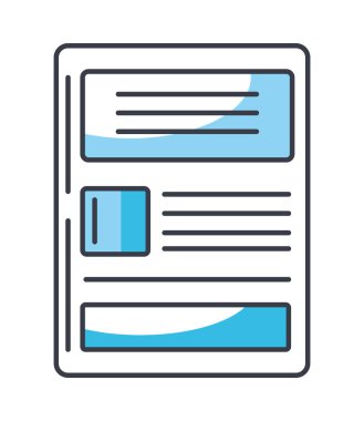 document file paper format icon