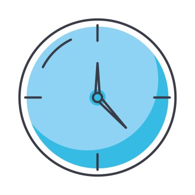 saat saati izole edilmiş simge