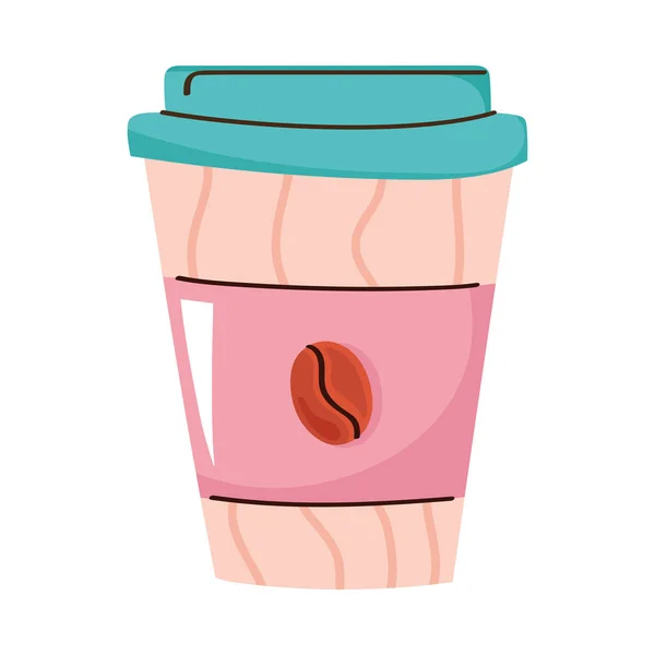 Coffee Take Away Pot Icon — Vector de stock