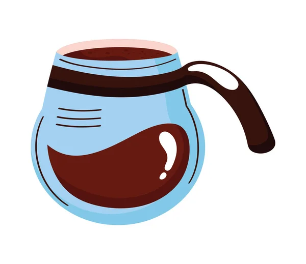咖啡壶器皿隔离图标 — 图库矢量图片