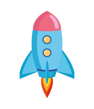 roket fırlatıcı başlatma simgesi