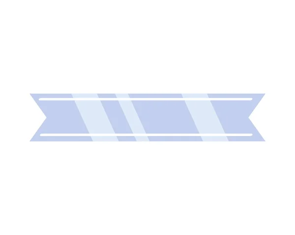 Lilac Ribbon Frame Design Icon — Vector de stock