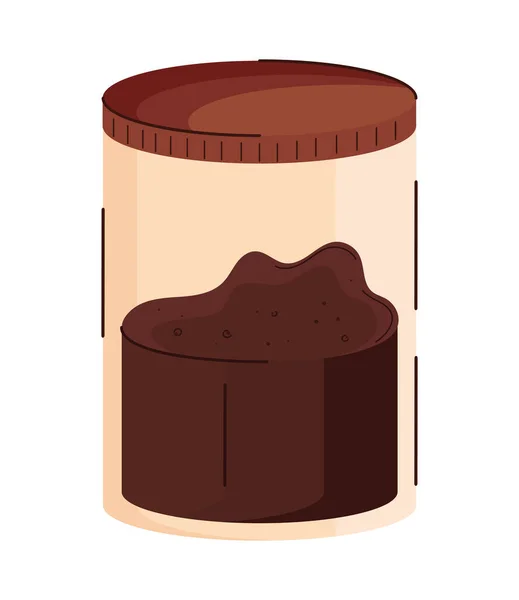 Kitchen Plastic Pot Utensil Icon — ストックベクタ