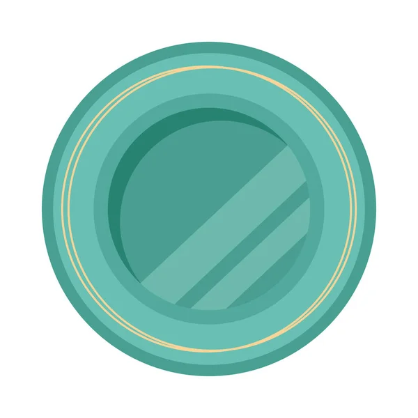 Kitchen Dish Utensil Equipment Icon — Stockvector