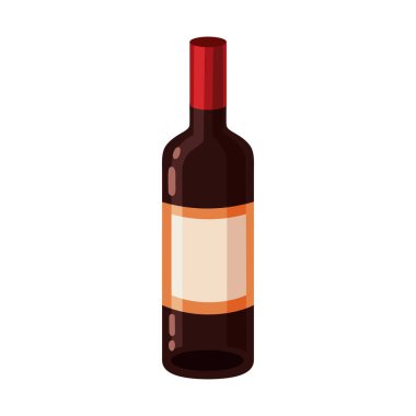 fresh wine bottle drink icon