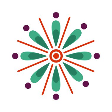 green decorative flower garden icon