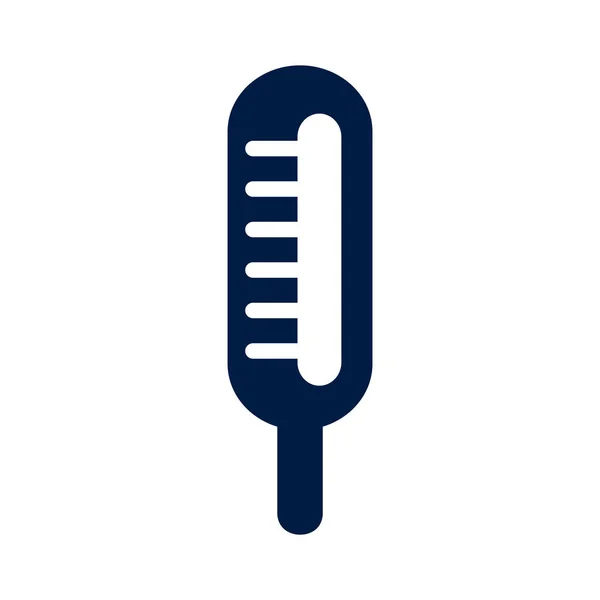 Thermometer Measure Tool Isolated Icon — Archivo Imágenes Vectoriales