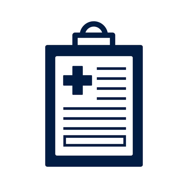 Medical Order Clipboard Icon — 스톡 벡터