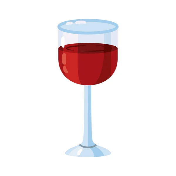 Fresh Wine Cup Drink Icon — Stock Vector