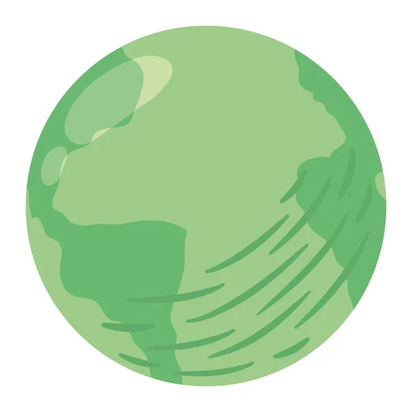 Green World Planet Earth Icon — 图库矢量图片