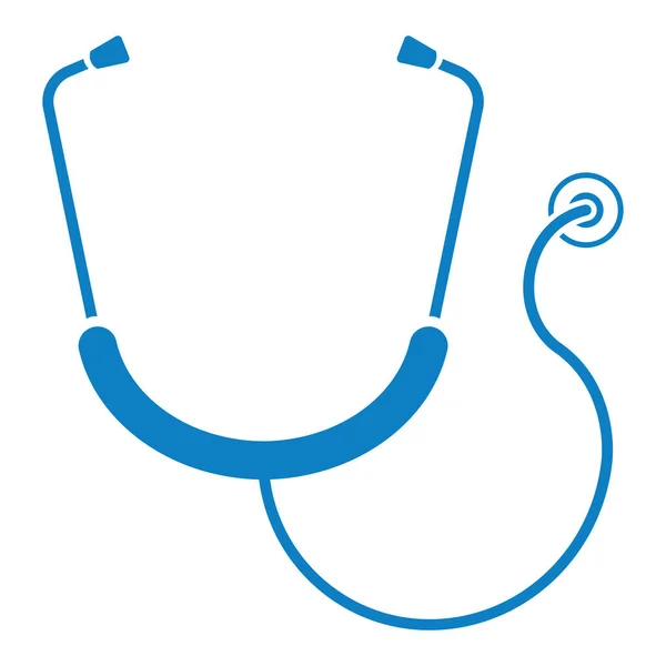 Stethoscope Medical Healthcare Isolated Icon — Stockový vektor