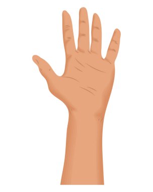 İnsan elini aç simge aç