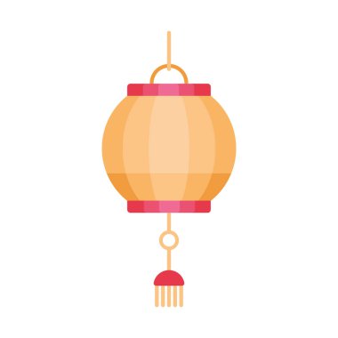 yellow asian lamp hanging icon