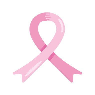 ribbon breast cancer campaign icon