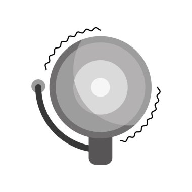fire alarm ring isolated icon