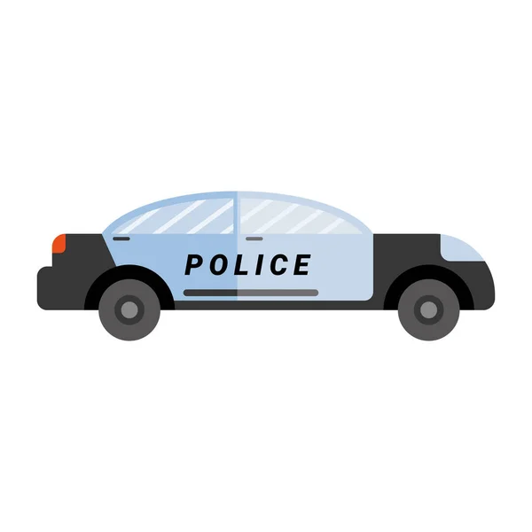 Police Patrol Vehicle Emergency Icon — Wektor stockowy