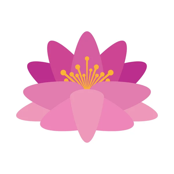 Pink Lotus Flower Garden Icon — Wektor stockowy