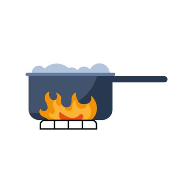 pot cooking utensil isolated icon