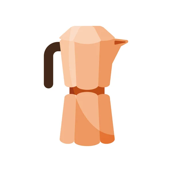 Coffee Kettle Kitchen Utensil Icon — Stok Vektör