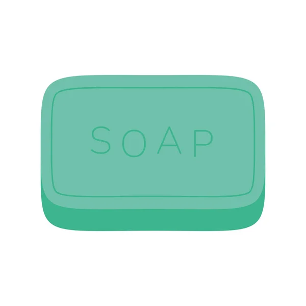 Green Soap Bar Product Icon — Wektor stockowy
