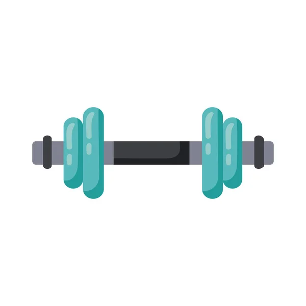 Dumbbell Gym Accessory Equipment Icon — Vetor de Stock