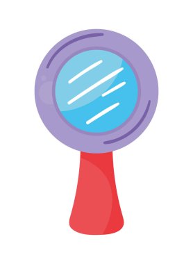 büyüteç arama simgesi izole edildi