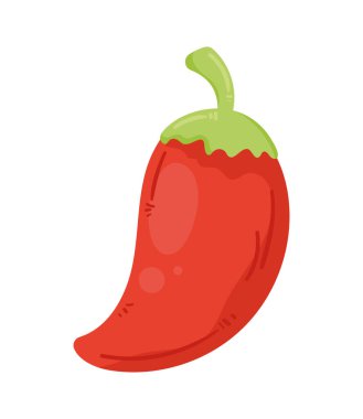 red chili pepper fresh vegetable icon