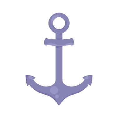 anchor nautical emblem isolated icon