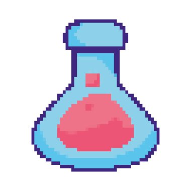 tube test pixel art style icon