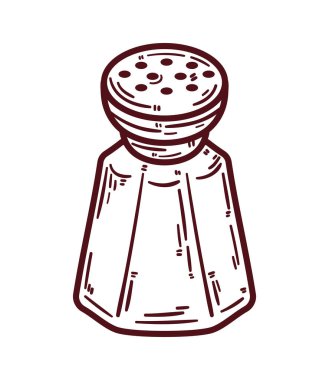 salt shaker kitchen utensil icon