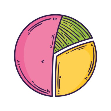 statistics pie infographic information icon