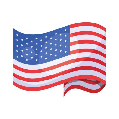 usa flag waving country nicon