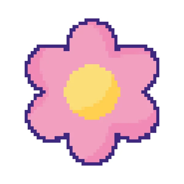 Flower Pixel Art Style Icon — Stockový vektor