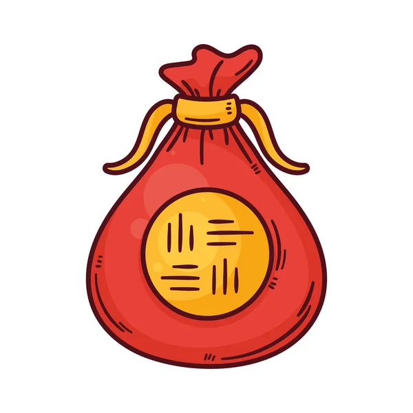 Traditional Chuseok Gift Packing Icon — Stockvektor