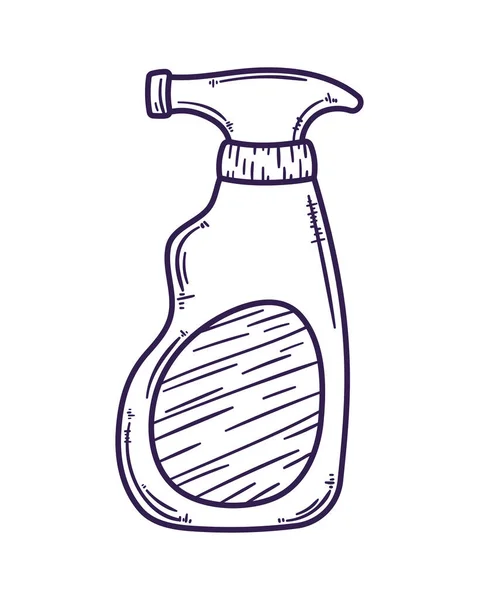 Splash Bottle Laundry Product Icon — Stock Vector
