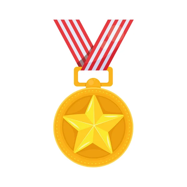 Usa Medal Hanging Star — Stockvektor