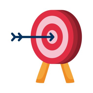 hedef ve ok başarı simgesi