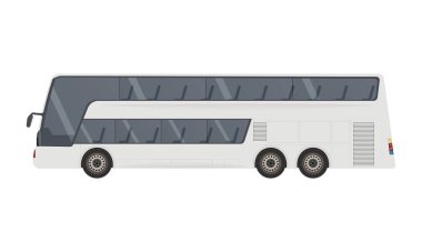 beyaz otobüs aracı model taşıma simgesi
