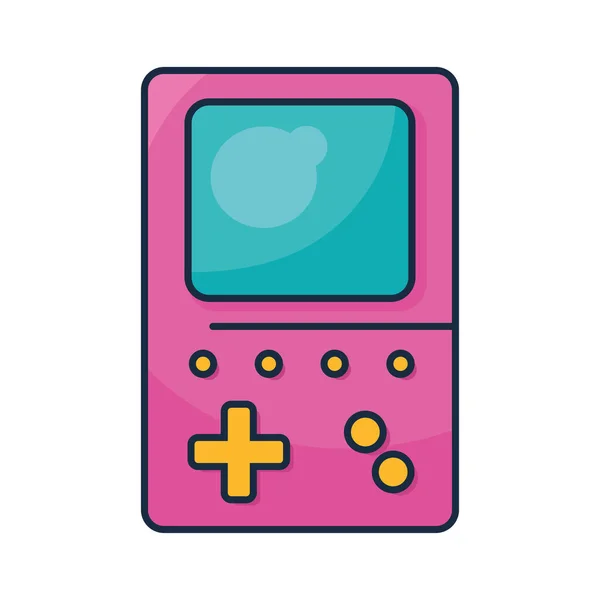 Icono Estilo Los Noventa Videojuegos — Vector de stock