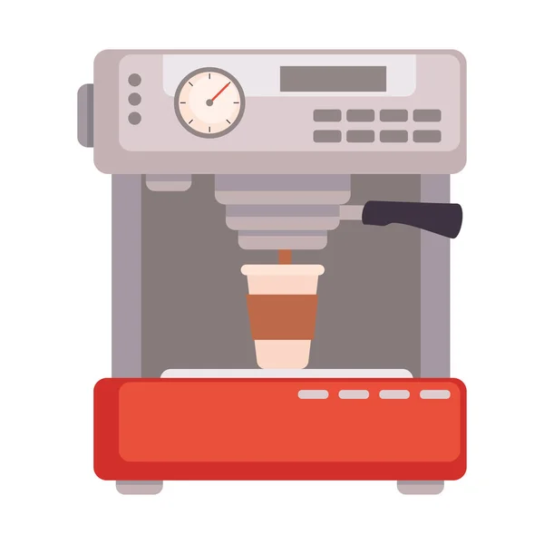 咖啡机机械设备图标 — 图库矢量图片