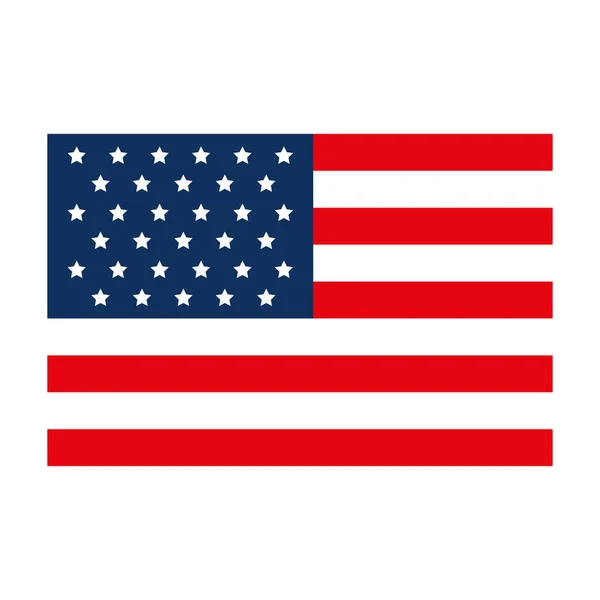 Znak Usa Patriotická Ikona — Stockový vektor