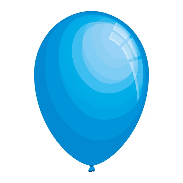气球氦蓝色浮动图标 — 图库矢量图片