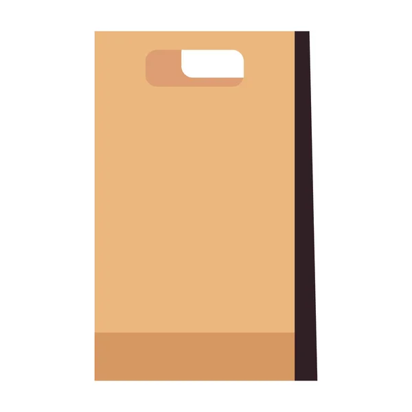 Eco Package Bag Mockup Icon — Stock Vector