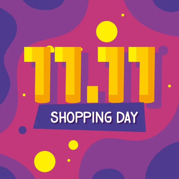 Αφίσα Του Εμπορική Ημέρα Ψώνια — Διανυσματικό Αρχείο