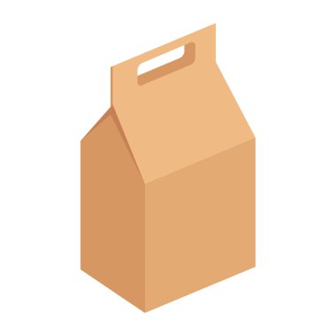 Karton kutu paket alma simgesini kullan