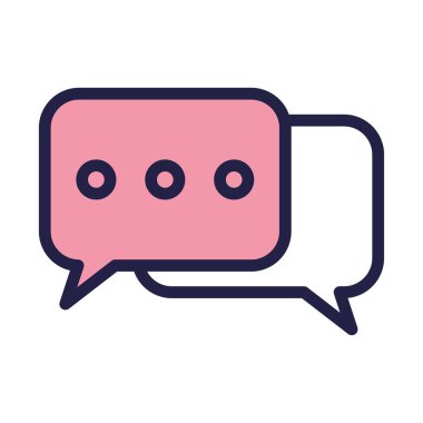 Konuşma baloncukları sosyal simge sohbet